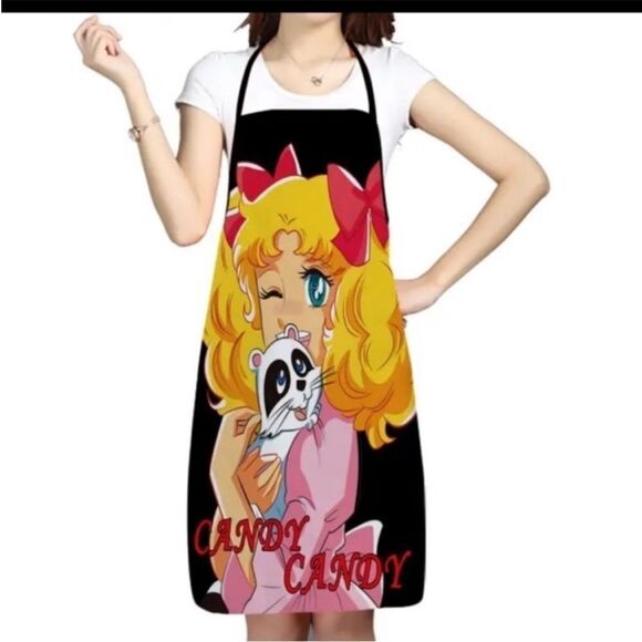 Accessories - Anime Candy Candy linen apron ever will fit adult or child adjustable!
